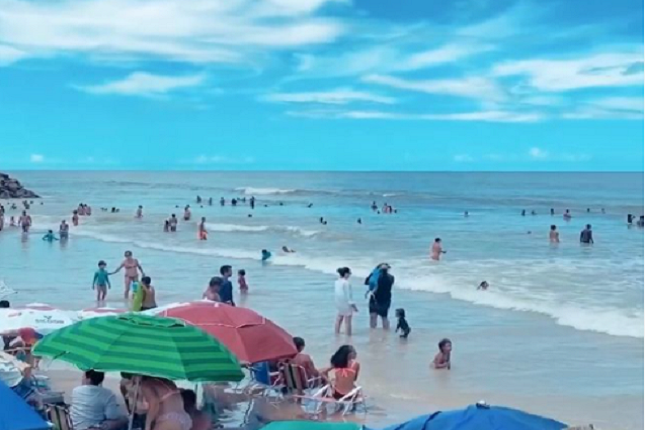 Sem trios e blocos de rua, o carnaval foi de tranquilidade e paz na cidade de conceição da barra. Norte do espirito santo.